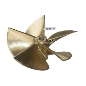 hélice de bronce de fundición de arena/impulsor/cuchilla